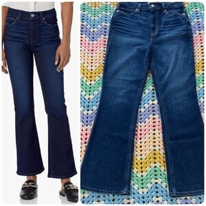 PAIGE Claudine Devoted Women's Cropped Boot Cut Jeans High Waist Rise Stretch 28